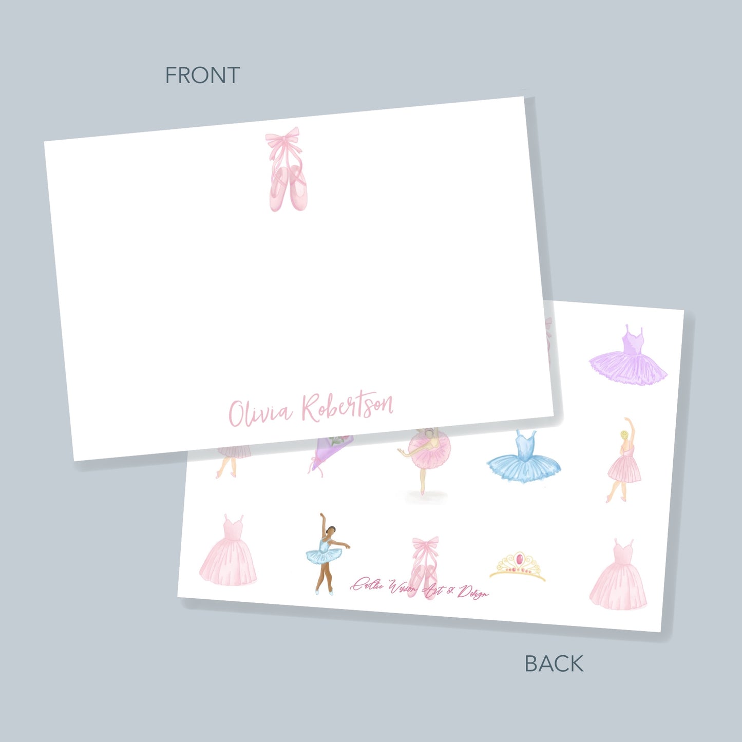 Ballet Slippers Invitation Set