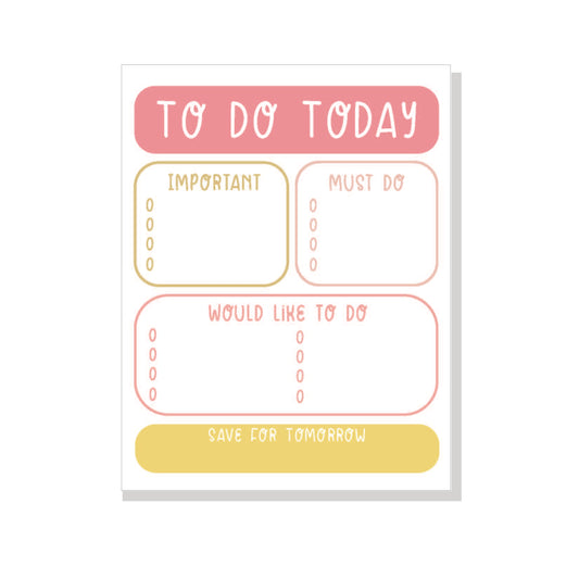 To Do List Notepad