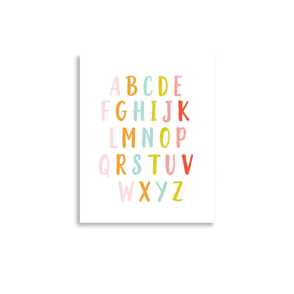 ABC Educational Art Print - Girls