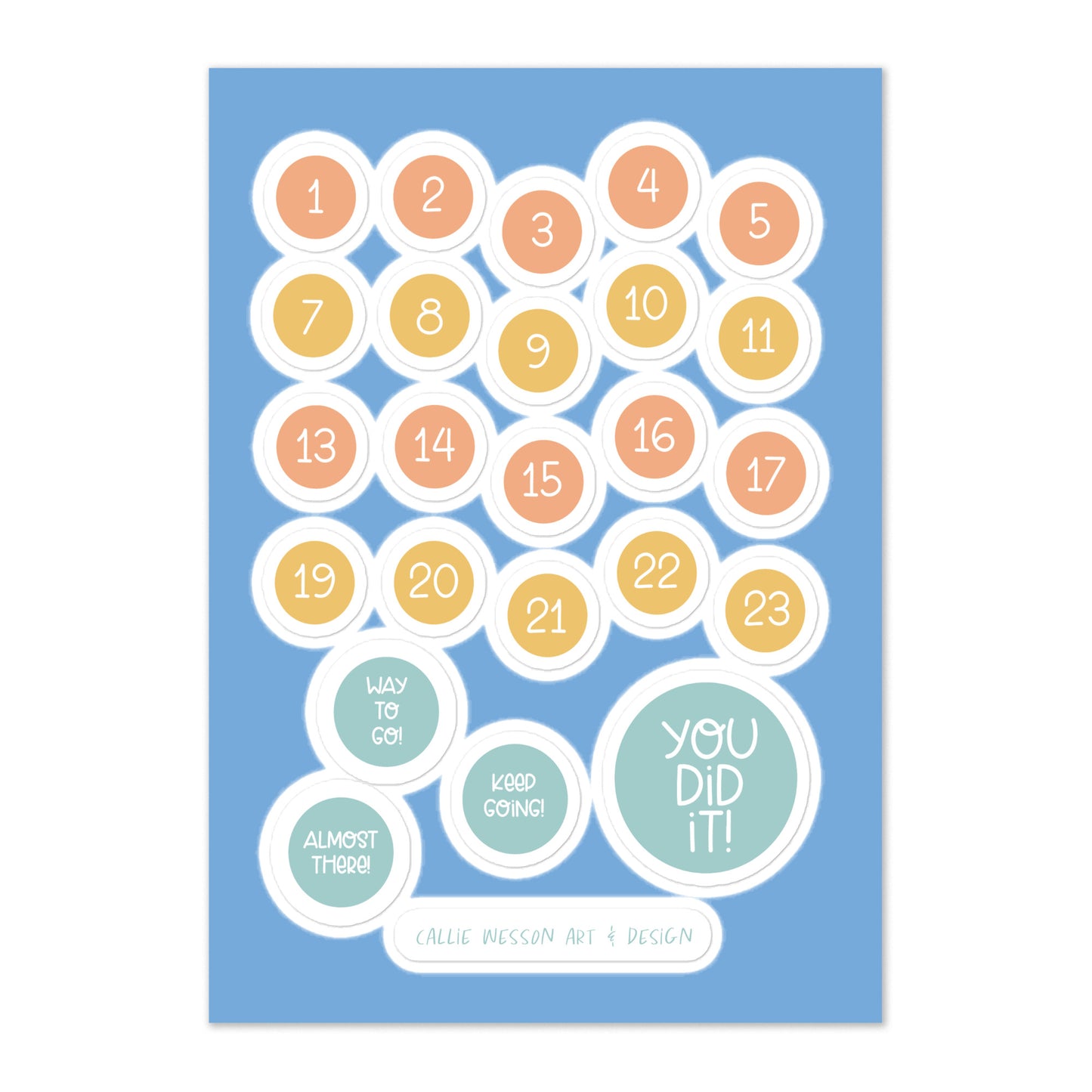 Construction Sticker Sheet