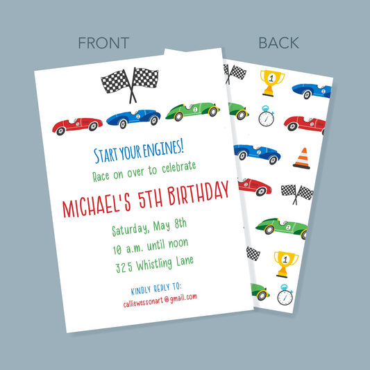 Race Car Birthday